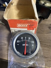 Vintage Dixco 506 60 - 0 - 60 Ammeter Gauge Usa Nos
