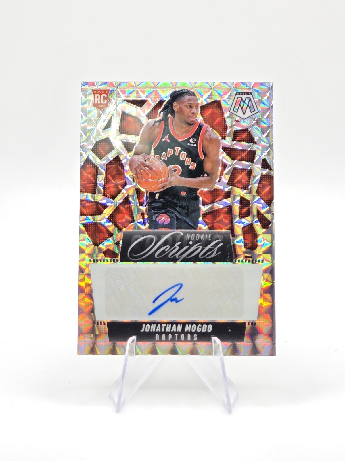 Jonathan Mogbo 2024-25 Panini Mosaic RC Rookie Scripts SP #RS-MOG