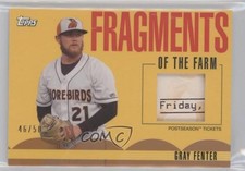 2020 Topps Pro Debut Fragments of the Farm Gold 46/50 Gray Fenter #PT 05lj