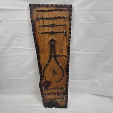 Antique Barbed Wire Display Authentic Barbwire Collection Old Barn Wood  Tool