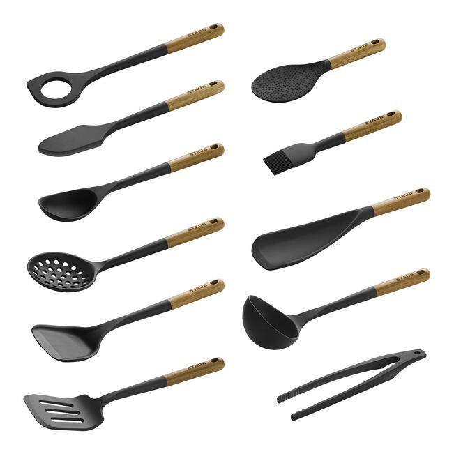 BIG SALE! (Authentic) Staub Tools 11-pc Complete Set, Silicone, Free Ship US