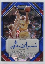 2024-25 Prizm Draft Picks Legacy Signatures Blue Ice 62/75 Harold Miner Auto 6o3