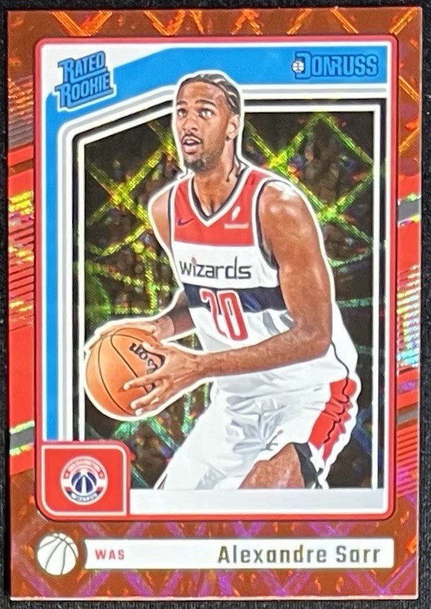 2024-25 Panini Donruss Rated Rookie International Alexandre Sarr #215 Rookie RC