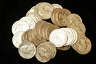 Lot of 40  Washington Quarters 1934-64       90% Silver