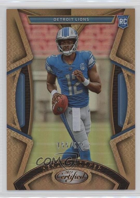 2023 Certified Rookies Mirror Bronze 155/275 Hendon Hooker #150 Rookie RC 13hf