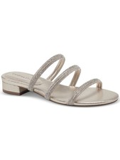 CHARTER CLUB Womens Silver Rhinestone-Covered Straps Sunnyy Sandals Shoes 6 M