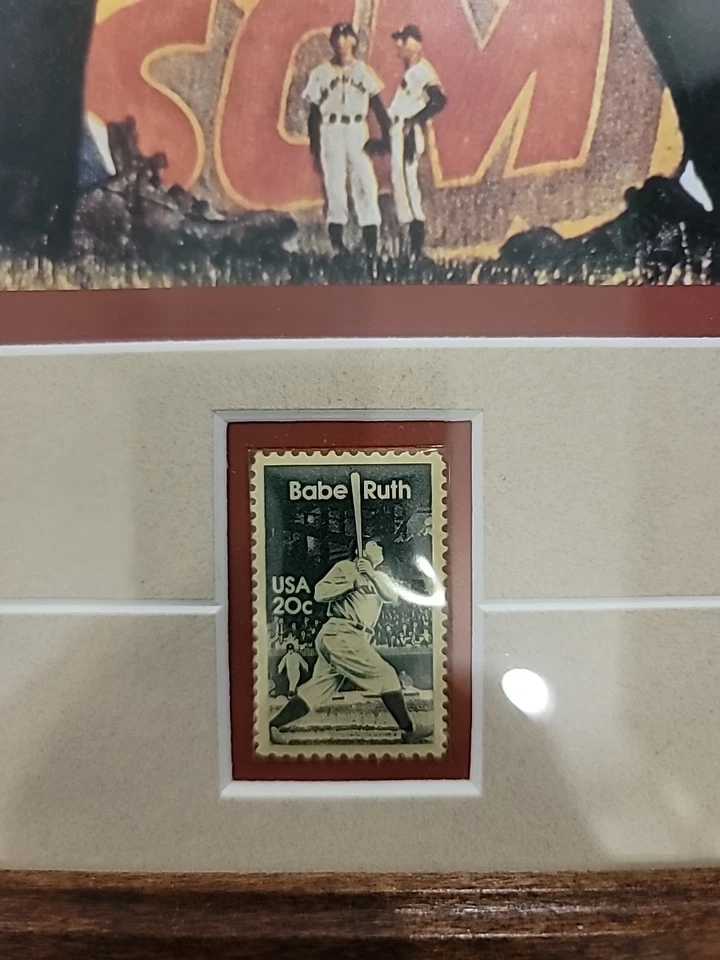 Bottom Of The 6th By Norman Rockwell 3 Stamps (Lou Gehrig, Babe Ruth, .3 USP) - Image 4 of 4