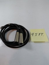 Live Wire 4.5ft Shielded XLR Female to RCA Male Audio Interconnect Cable