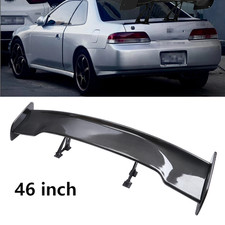 47 Fiber Rear Trunk Spoiler Wing Adjustable Gt-style For Honda Prelude 97-01