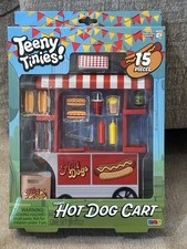 NEW, Teeny Tinies HOT DOG CART Mini Playset Toy NEW Doll/dollhouse Miniatures