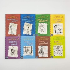 Gregs Tagebuch 1-8 Taschenbücher 8 Bücher Jeff Kinney - Guter Zust.