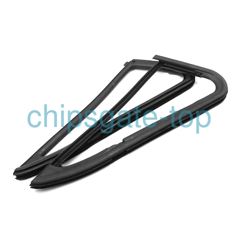 Pair Front Vent Glass Window Weatherstrip Seals Set For Chevy GMC Pickup Truck - Изображение 3 из 4