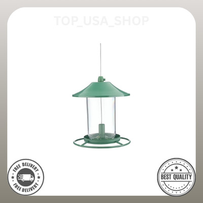Perky-Pet Green Panorama Wild Bird Feeder - 2 lb Capacity