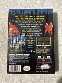 Nintendo NES Wrath Of The Black Manta Parcial Sellado de F&aacute;brica