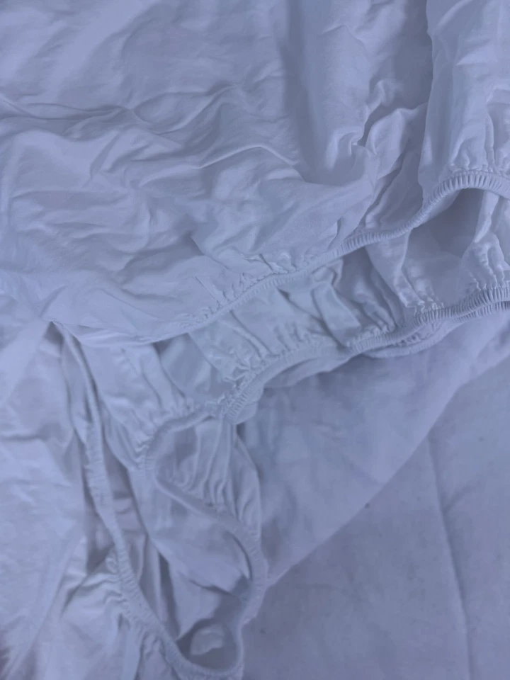 Sábana bajera KATE SPADE New York algodón blanco KING Foto 2 de 4