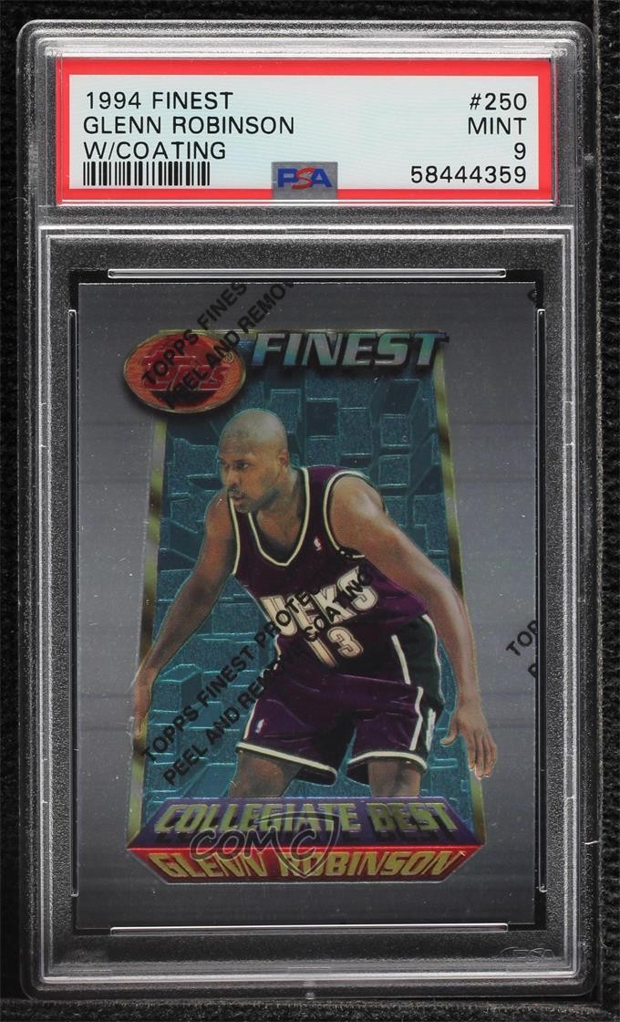 1994-95 Topps Finest Glenn Robinson #250 PSA 9 MINT Rookie RC 0c37