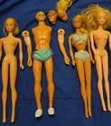 Vintage Barbie lot With Handmade Clothes