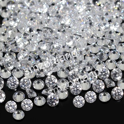 Natural D Color VVS1 Diamant 0,70 mm Brillant Rund 500 Stck. Batch Hip Hop...