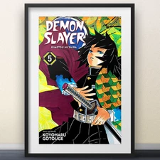 Demon Slayer: Kimetsu no Yaiba Volume 5 Cover Art Print – 11x17" Anime Poster