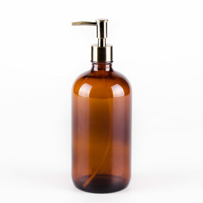 Flasche ''Svea'' mit 2 Pumpspendern 1000 ml Mokka Deko Ersatzspender Seifenspender