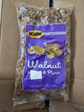 Lot Of 5 Bags Of Walnuts 1 Lb Each 5 Lbs