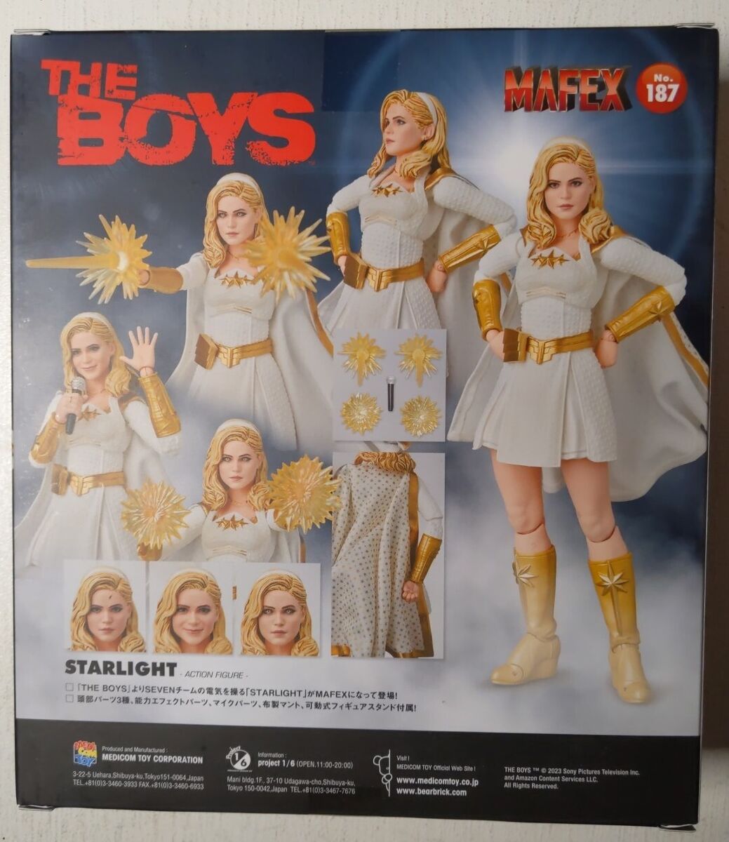 Mafex No. 187 Starlight (The Boys) Action Figure Medicom Toy Brand New Sealed Mafex No. 187 Starlight (The Boys) Action Figure Medicom Toy Brand New Sealed