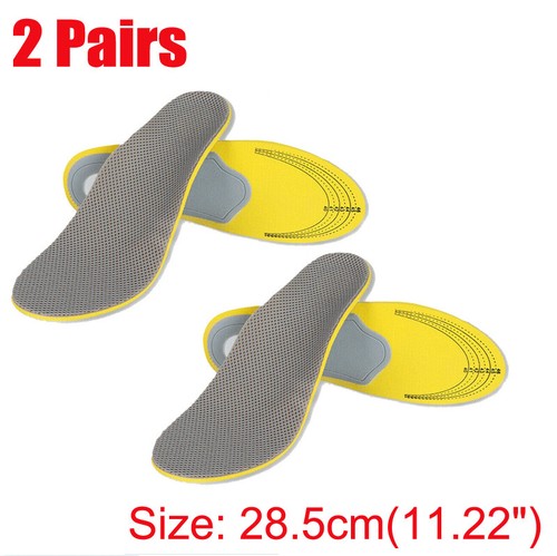 1/2Pair Orthotic Premium Shoe Insoles Arch Support Insert High Pad For Women Men - Picture 17 of 17