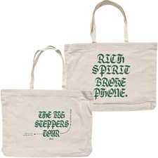 Kendrick Lamar Large Tote Bag The Big Steppers 2022 Tour Authentic Merch 20"x15"