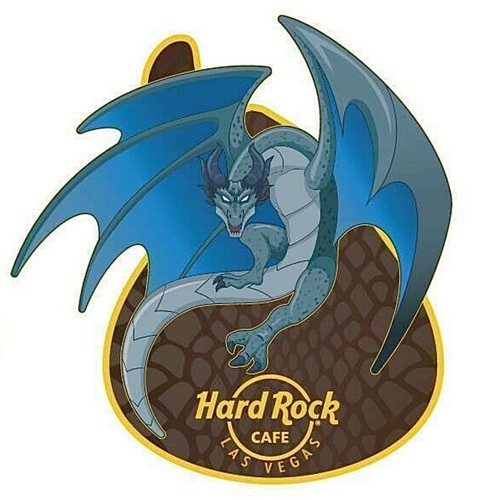2024 HARD ROCK CAFE LAS VEGAS DRAGON CHITARRA SERIE LE PIN - Foto 1 di 2