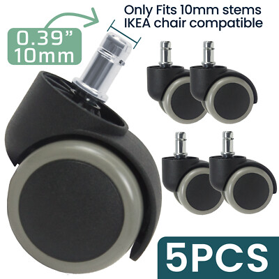 Gaming Chair Office Chair Caster Wheels, Replacement Caster PU