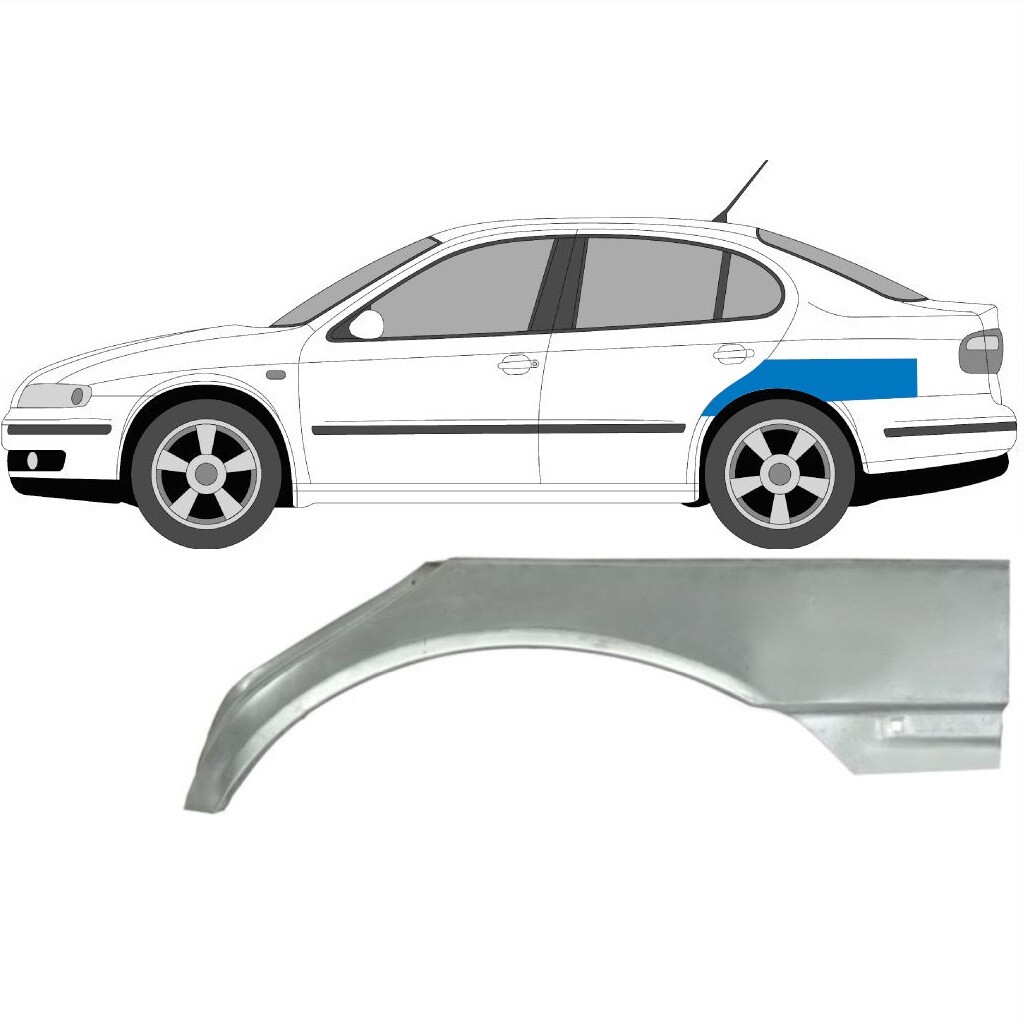 SEAT LEON TOLEDO II 1999-2006 REAR WHEEL ARCH REPAIR PANEL REAR WING / LEFT LH