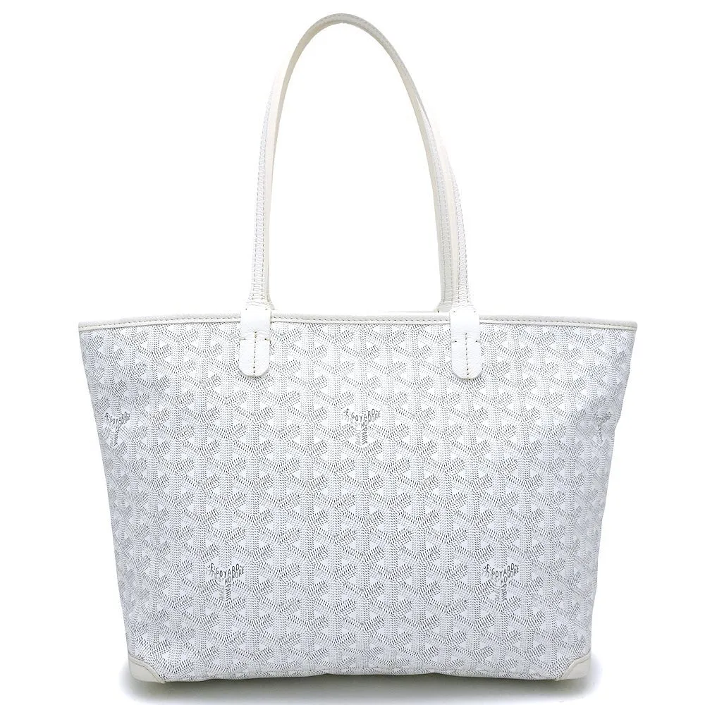 Buy Goyard GOYARD Artois PM ARTOISPMLTY50CL50P Tote Bag Herringbone Canvas  x Leather White / 350278 [Used] from Japan - Buy authentic Plus exclusive  items from Japan