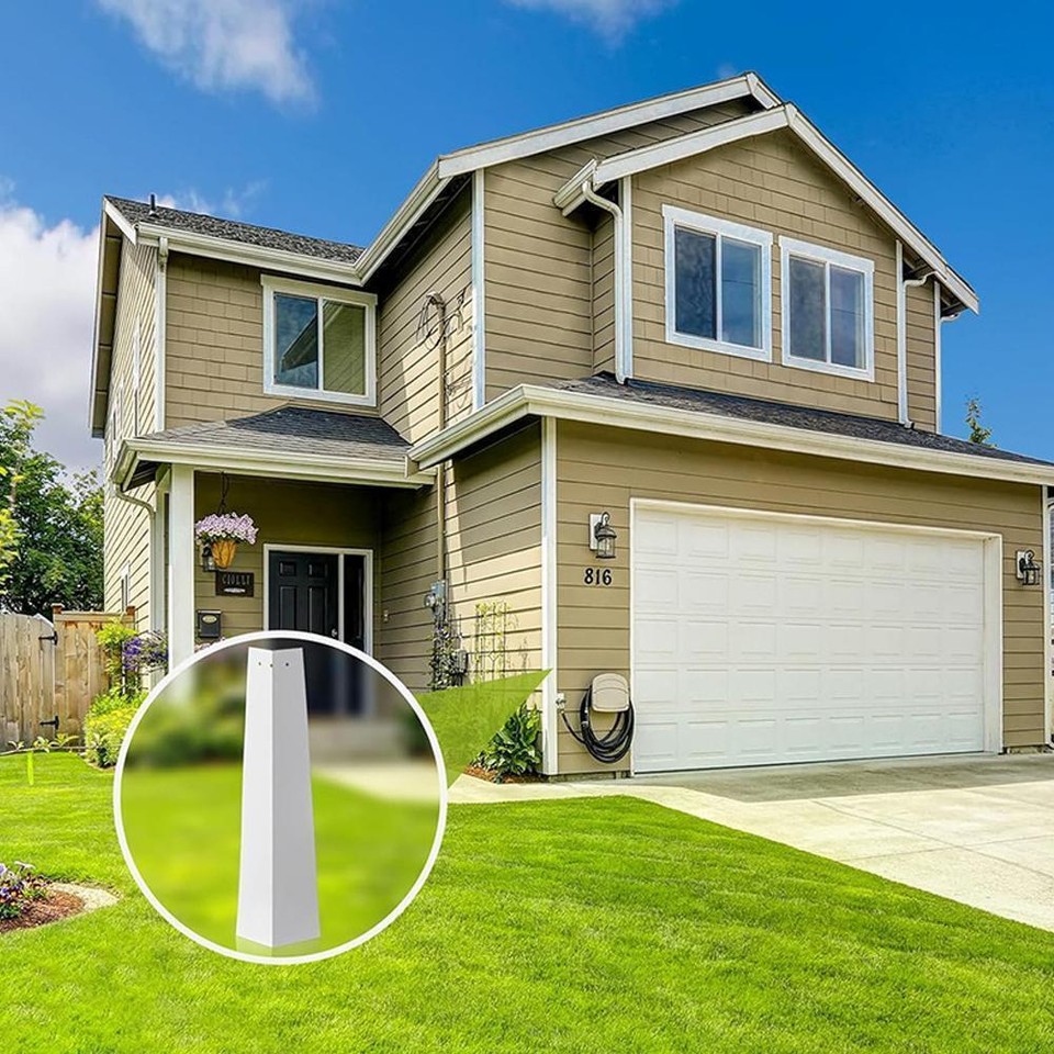 8x Aluminum Siding Corner Metal Corner Guards Aluminum Corner Caps w