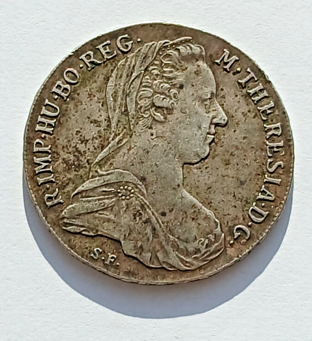 1 silver Thaler Maria Theresa BURG CO TYR 1780 X Archid Avst Dux