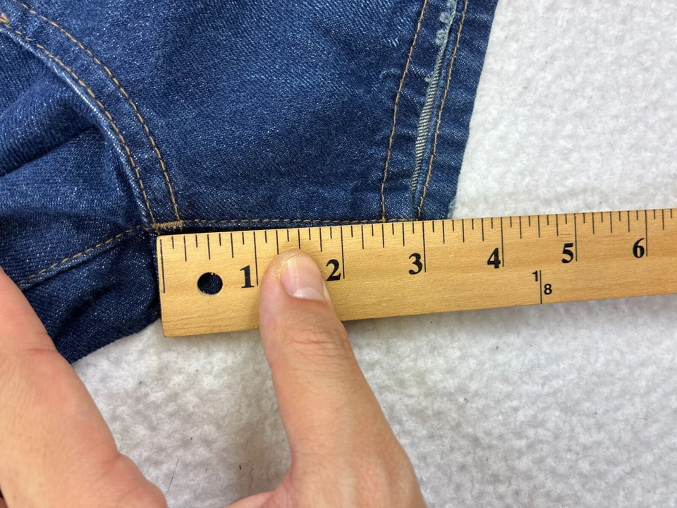 Uniqlo Shorts Women’s Size 28 Blue White Denim Jean Lot of 2 High Rise Casual - Image 4 of 4