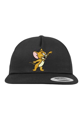 Youth Designz Unisex Cap Jerry Kappe Snapback Katze Maus Tom Cartoon Serie Fun