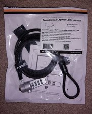 Rocstor Rocbolt Keyless 4 Digit Combination Laptop Lock TAA 6ft