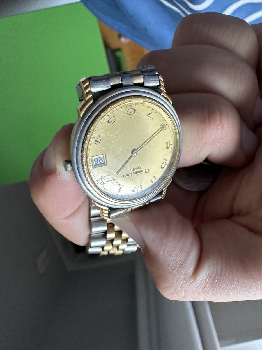 VINTAGE CHRISTIAN DIOR PARIS MODELE DEPOSE 45.12.02 WATCH