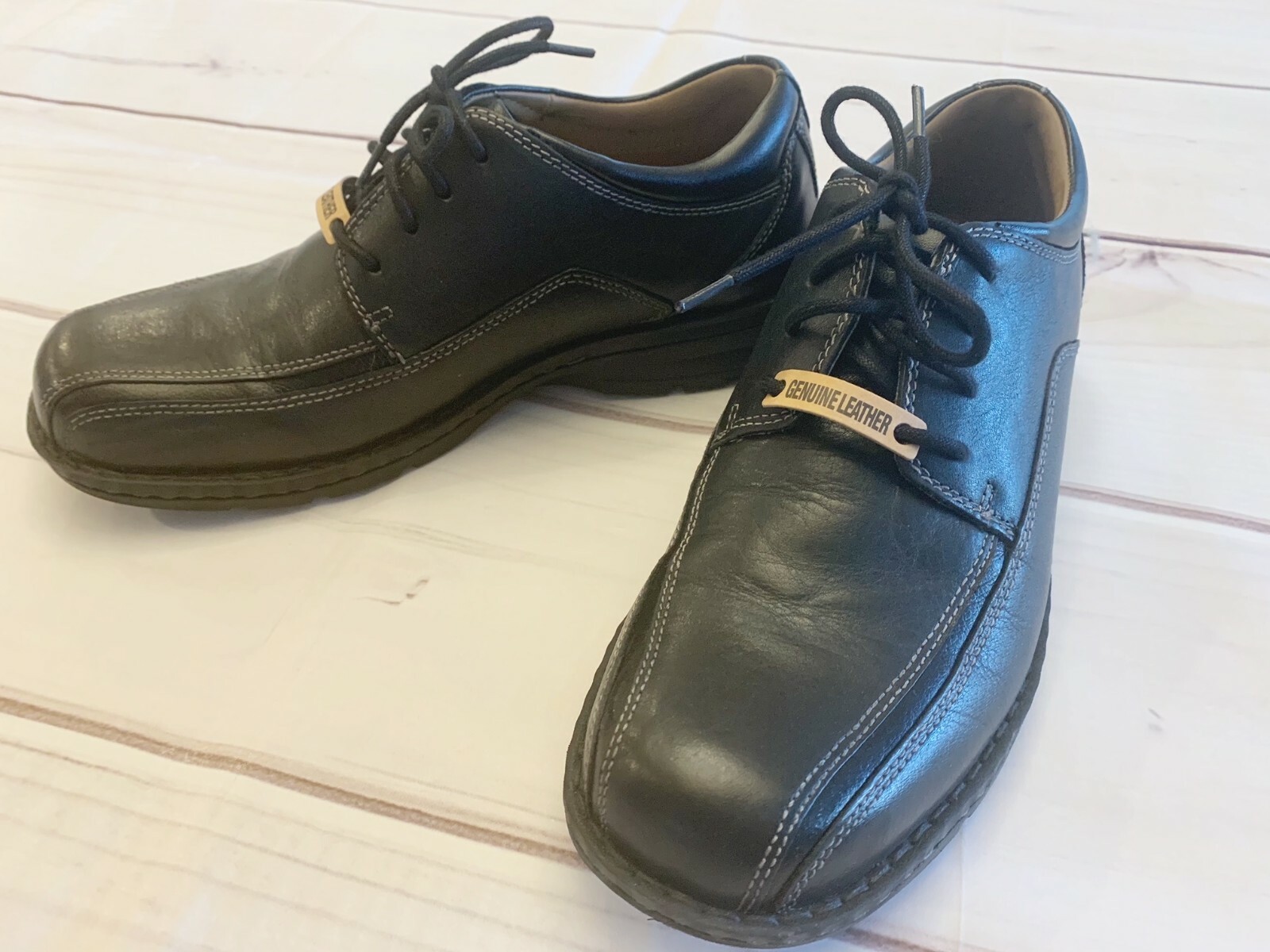 🖤 Dockers Trustee Oxford Black Leather 