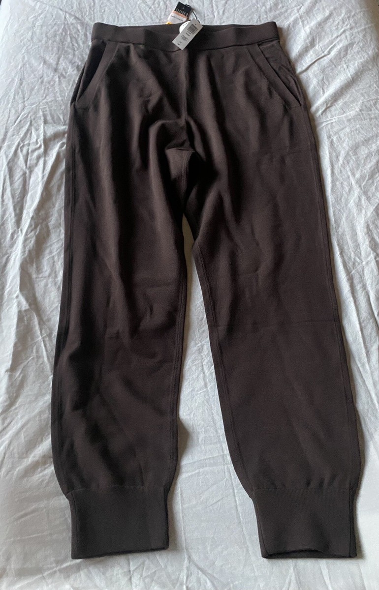 Aritzia Babaton Women Rodin Rich Mocha Jogger Size L $98 UK