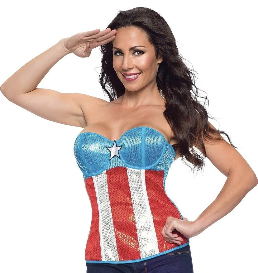 Acquista online costume da Capan America™ BNW Deluxe per adulto
