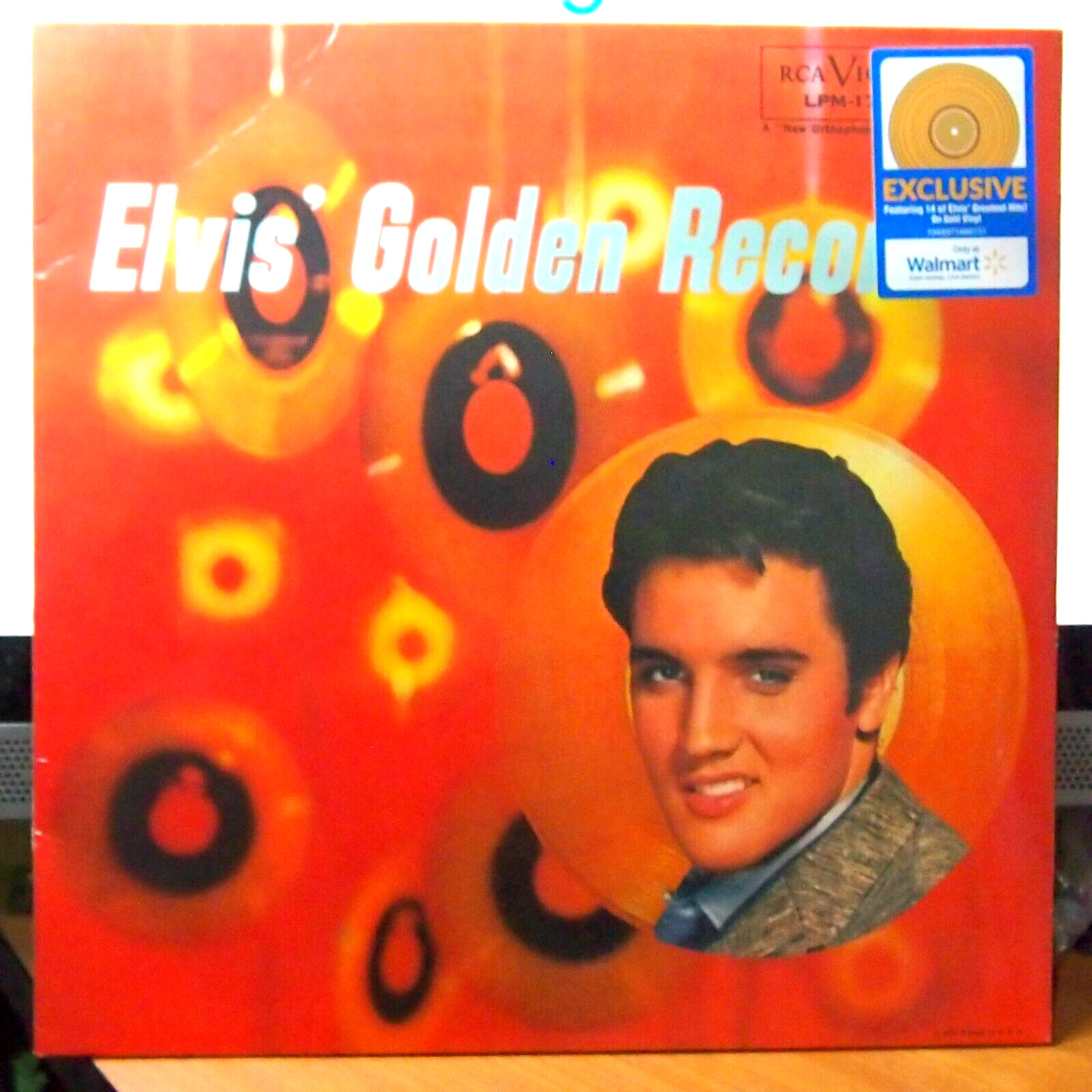 Elvis' Golden Records LP Walmart Exclusive Gold Vinyl New Sealed