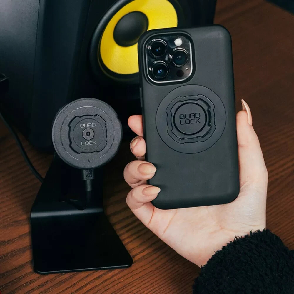 Quad Lock Wireless Charger Head for Car / Desk 360. V2 MAG