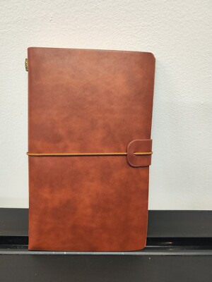 Kunstleder Vintage Tagebuch nachfüllbar Skizze Reisetagebuch Notizbuch 20x12cm