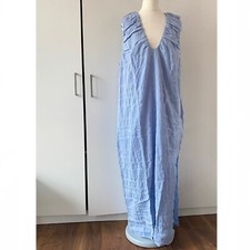 Free People Agatha Midi Dress Size M Blue