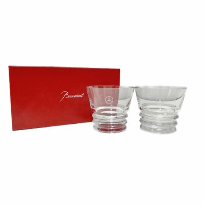 【非売品】バカラ グラス メルセデス・ベンツ RARE Baccarat Mercedes Benz 130th Anniversary Pair Glass SET from