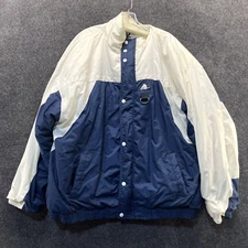 Vintage Apex One Jacket Windbreaker Coat Mens XL Full Zip Button Insulated 90s