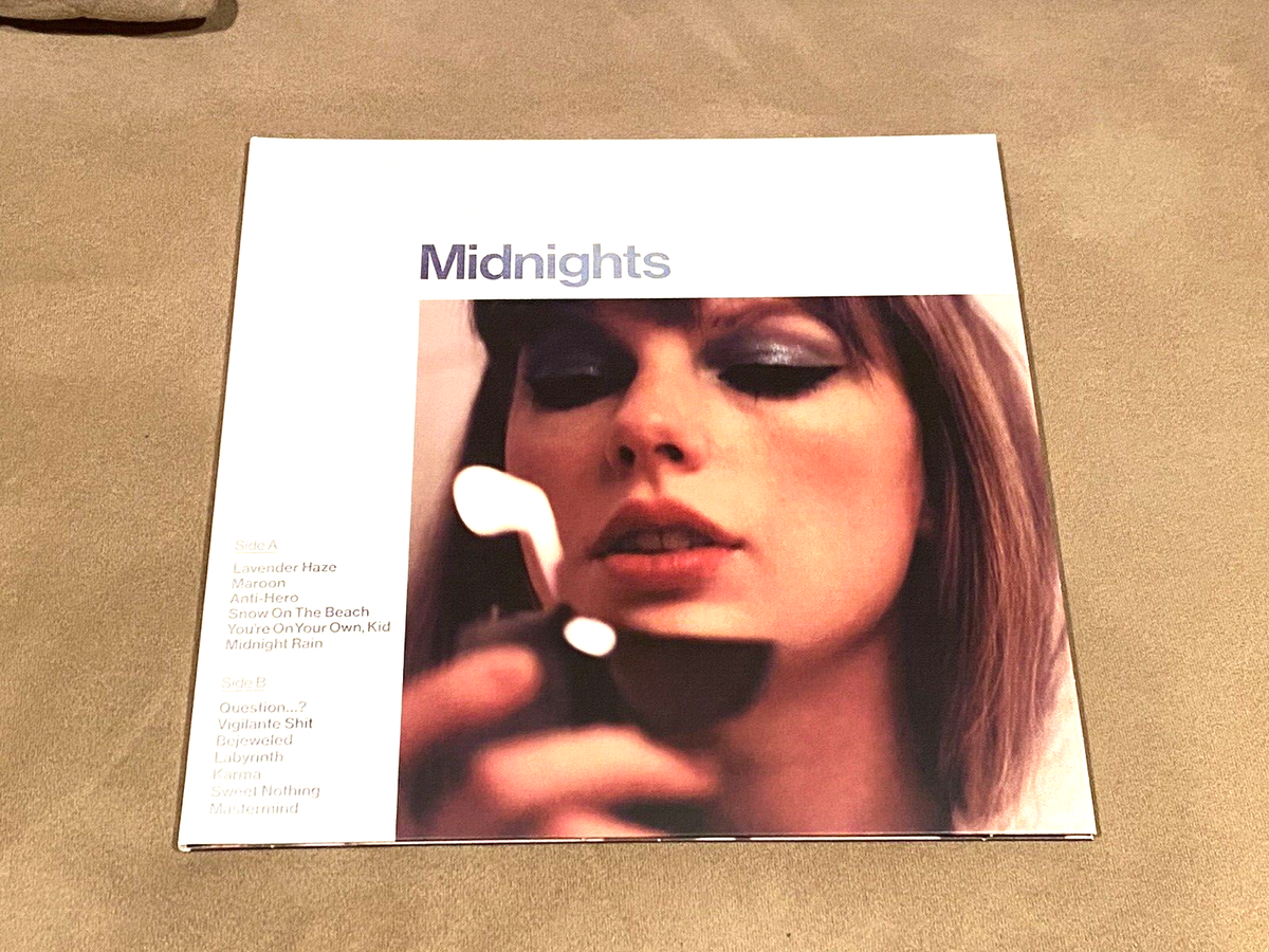 NEW Taylor Swift MIDNIGHTS Moonstone Blue Record Album Vinyl