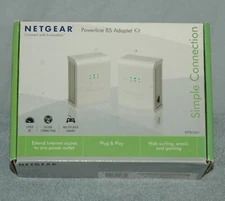  NETGEAR XEB1001 Powerline 85 Adapter Kit NO CABLES