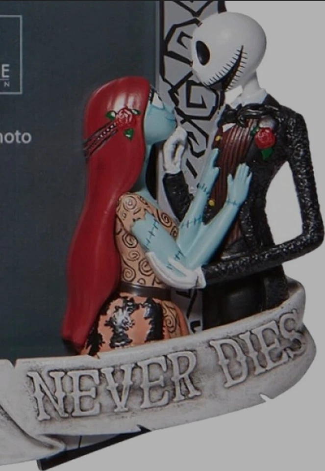 Disney Showcase The Nightmare Before Christmas – Jack and Sally Photo Frame NIB Foto 2 de 4